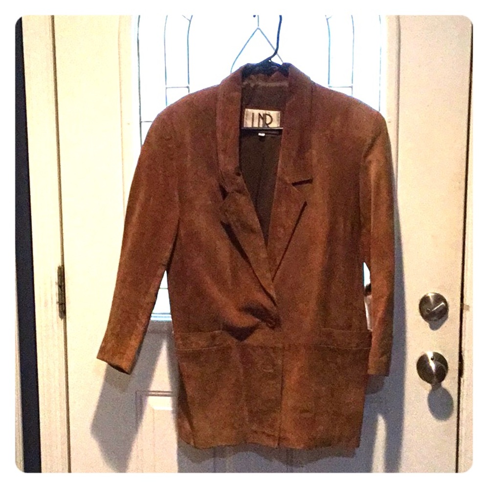 Women’s suede blazer/jacket, size medium